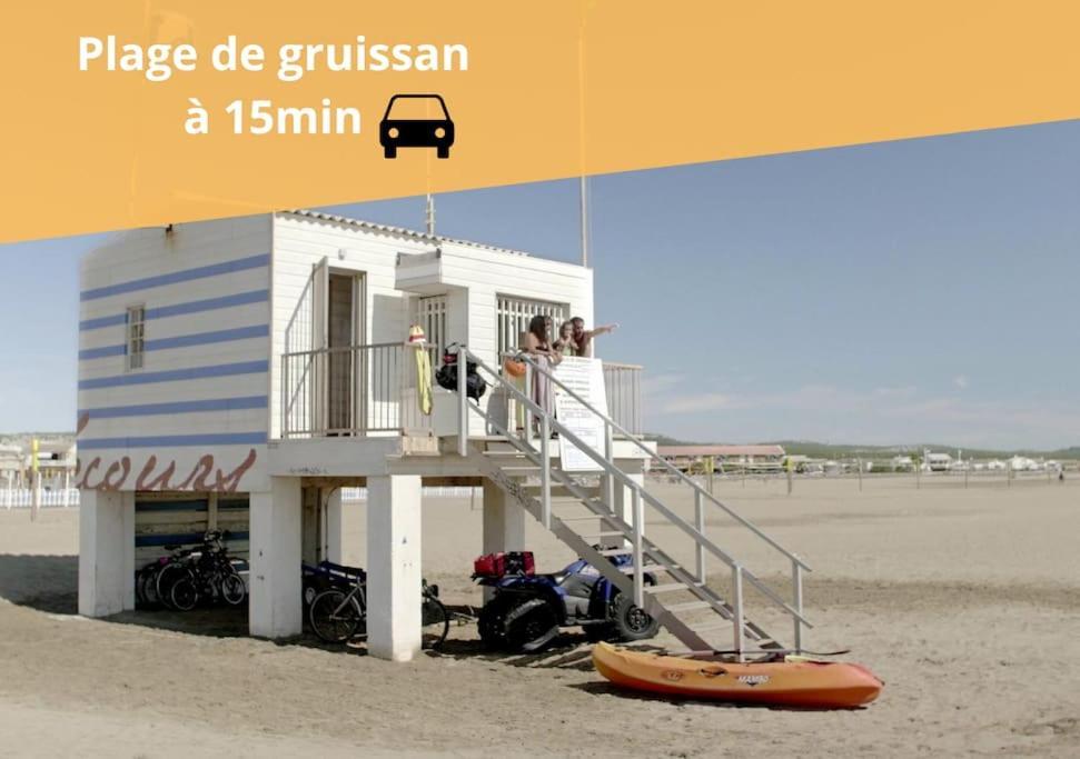 L'Orchidee, Proche De La Gare Avec Clim Et Terrasse Apartment Narbonne Exterior photo