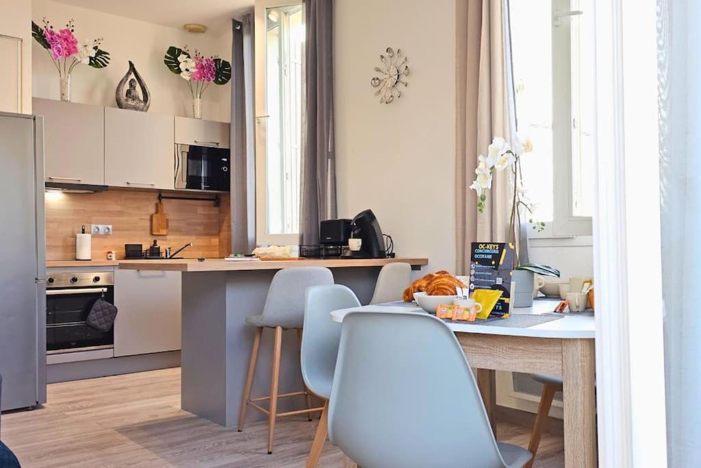 L'Orchidee, Proche De La Gare Avec Clim Et Terrasse Apartment Narbonne Exterior photo