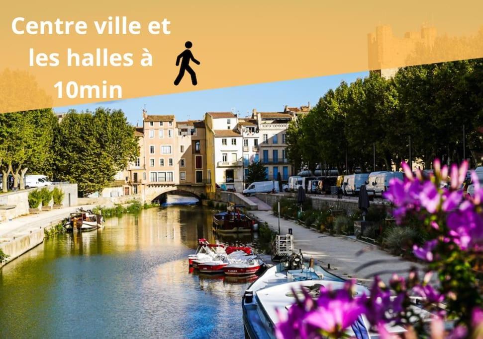 L'Orchidee, Proche De La Gare Avec Clim Et Terrasse Apartment Narbonne Exterior photo